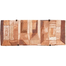 Jacqueline Freedman, ceramic plaque, 1973