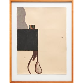 James Brown, mixed media, 1996
