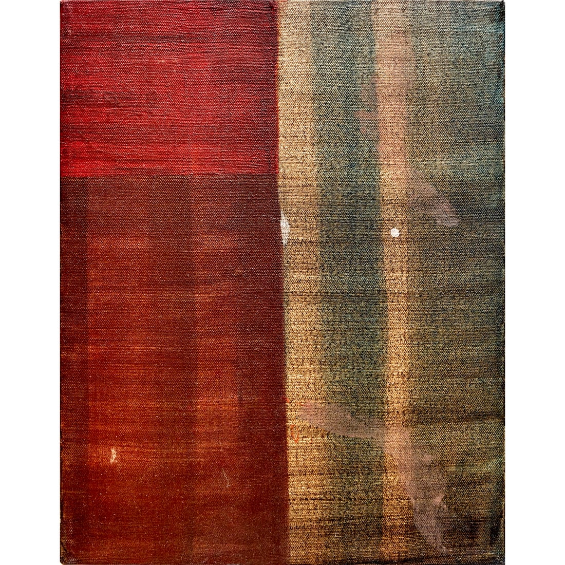 David Wilson, oil on canvas, 1986: David Wilson, oil on canvas, 1986, David Wilson (b. 1953), "Light Twist", signed and inscribed verso, label verso, unframed, 14"h x 11"w Provenance: From an Important Private Collection