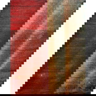 David Wilson, oil on canvas, 1986: David Wilson, oil on canvas, 1986, David Wilson (b. 1953), "Light Twist", signed and inscribed verso, label verso, unframed, 14"h x 11"w Provenance: From an Important Private Collection