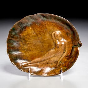 Maurice Osmond, Art Deco bronze vide poche