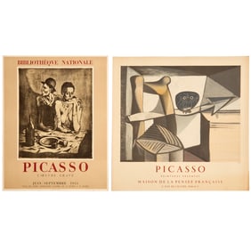 Pablo Picasso, (2) lithographic posters