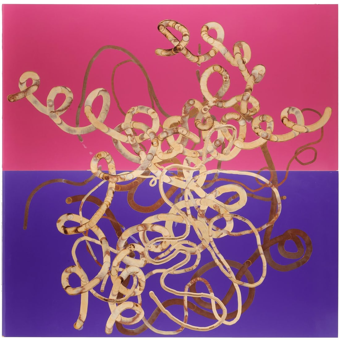 DJ Simpson, large scale diptych painting, 2004 (1 of 10)