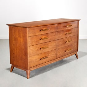 Henredon "Heritage" Modernist walnut dresser