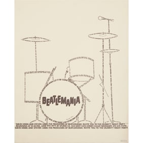 Frank Levi, Studio 54 Beatlemania poster, 1977