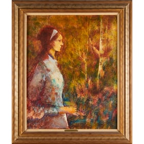 Donald Purdy, oil on board, 1970