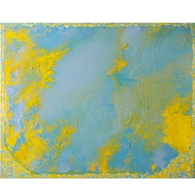 Contemporary School, encaustic on canvas