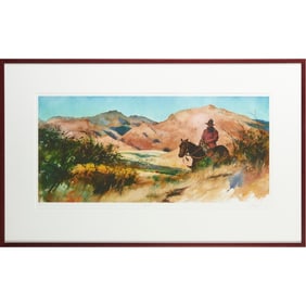 William Matthews, giclee on paper, signed