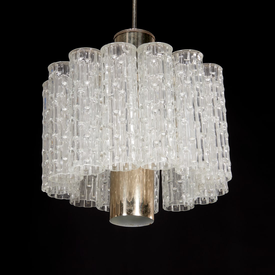 Doria Leuchten (style) glass chandelier (1 of 6)