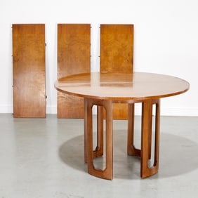 Edward Wormley (style) acacia dining table