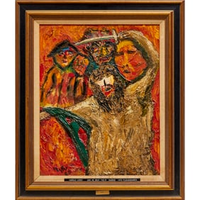 Harold M. LeRoy, oil on canvasboard, 1968