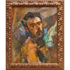 Thomas Strickland, oil on canvasboard