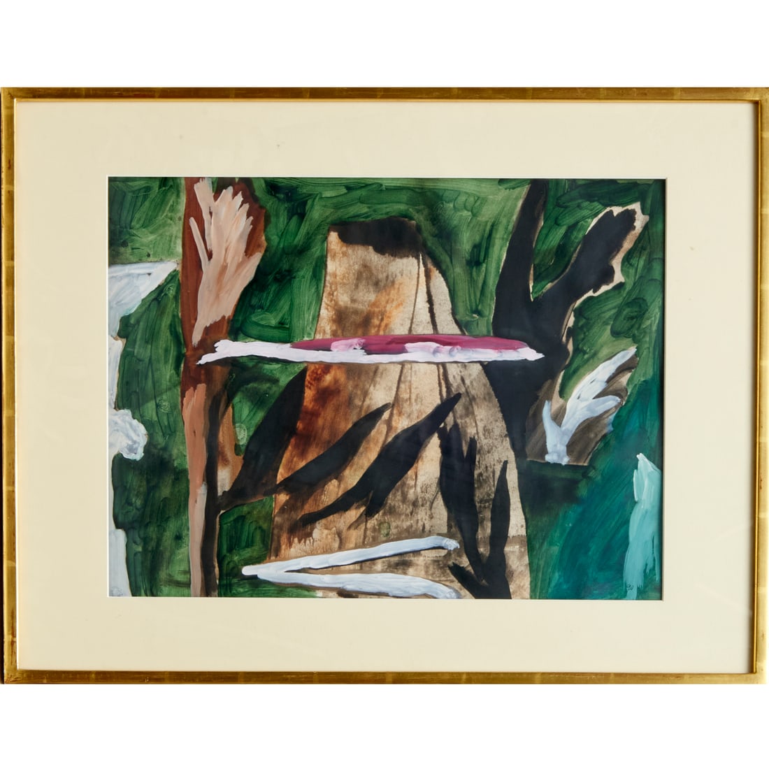 Raphael Mahdavi, oil on paper, 1990 (1 of 6)