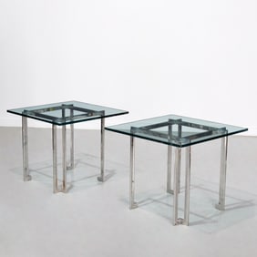 Paul M. Jones (style), pair side tables