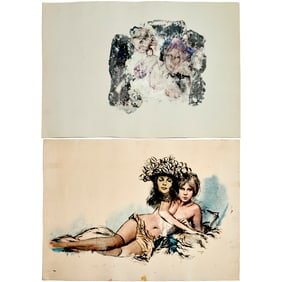 Franco Minei, (2) works on paper