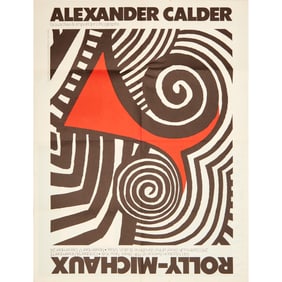 Alexander Calder, vintage exhibition poster