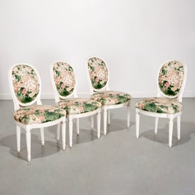 Set (4) Louis XVI style dining chairs