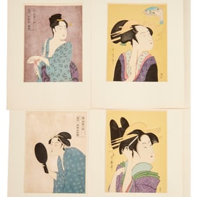Kitagawa Utamaro, (4) woodblock prints