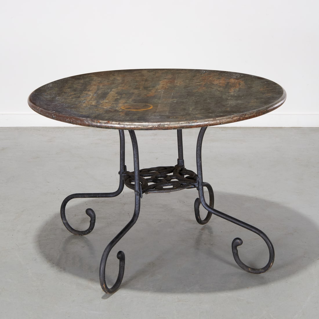 French steel garden bistro dining table (1 of 6)