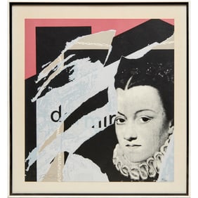 Mimmo Rotella, silkscreen on paper