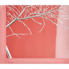 Alex Katz. signed silkscreen poster
