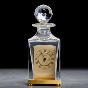 Jean Roulet / Laugerotte St. Louis decanter clock
