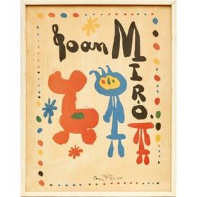 Joan Miro, lithograph on paper