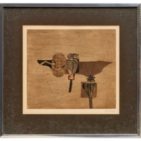 Brigitte Coudrain, etching on paper