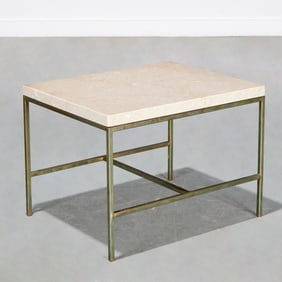 Paul McCobb (attrib), marble top side table