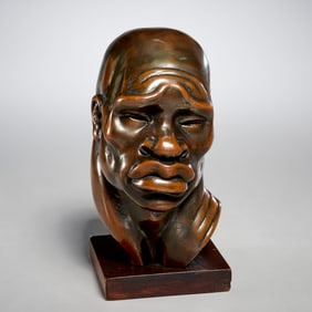 Fred Press (after), patinated plaster bust