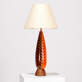 Aldo Londi for Bitossi, ceramic table lamp