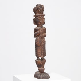 Large South Indian figural carving