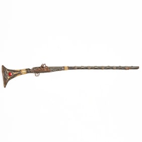 Antique Moroccan mukahla long gun