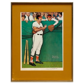 Norman Rockwell, signed offset print, 1971