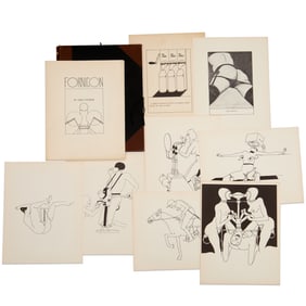 Tomi Ungerer, "Fornicon" portfolio, 1969