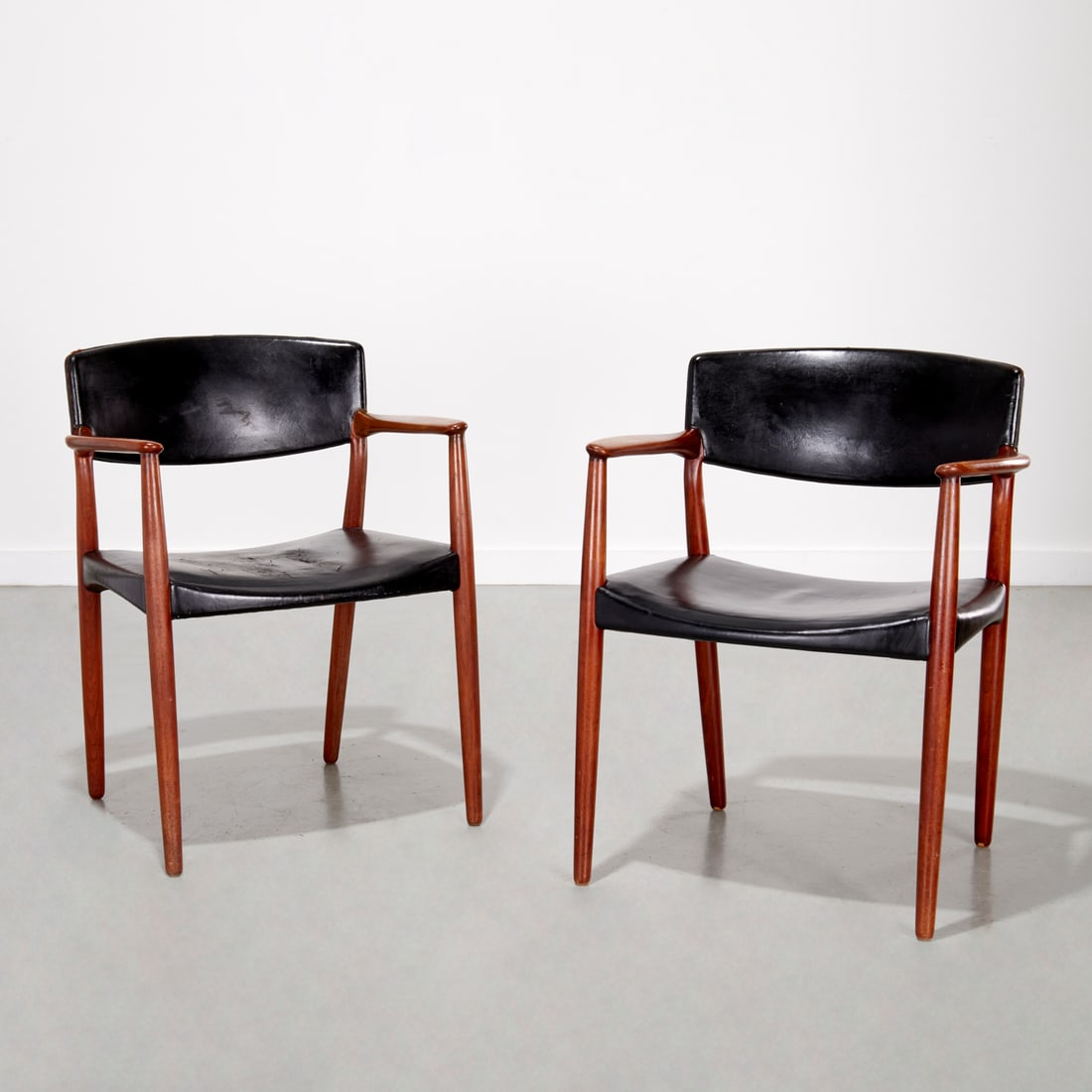 Bender Madsen & Larsen, pair teak armchairs (1 of 8)