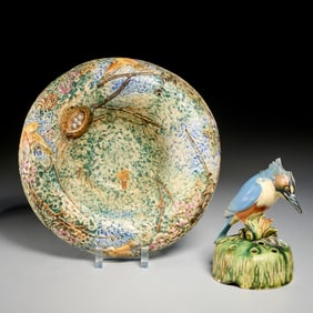 (2) Pieces Weller Arts & Crafts pottery