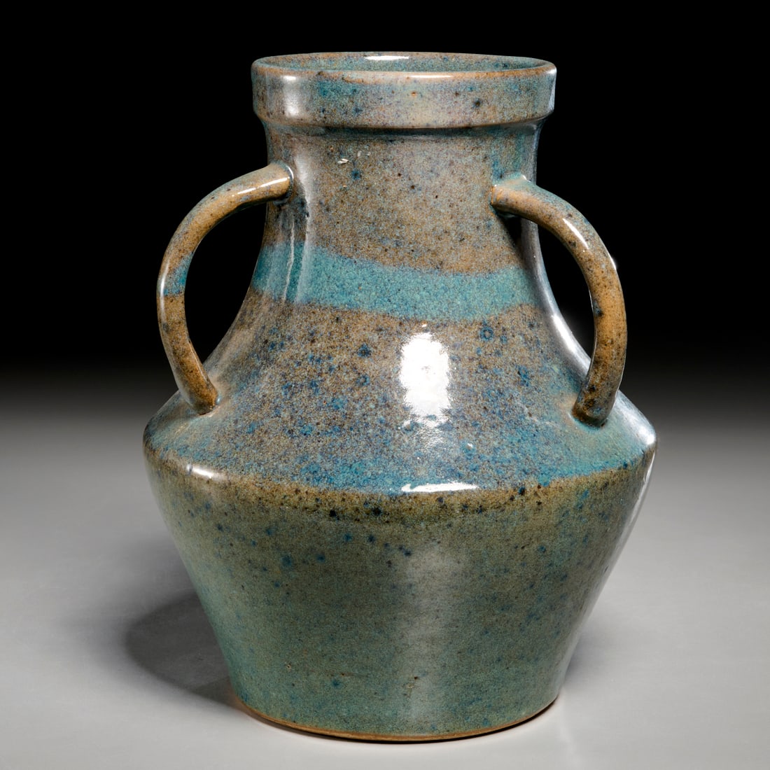Korean Studio, glazed stoneware vessel (1 of 5)
