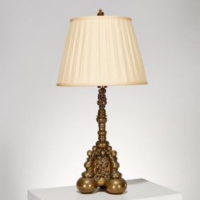 Gustav Gurschner (manner), bronze table lamp