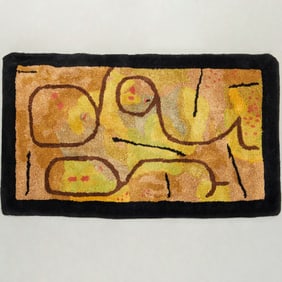 Paul Klee (manner), wool pile tapestry rug