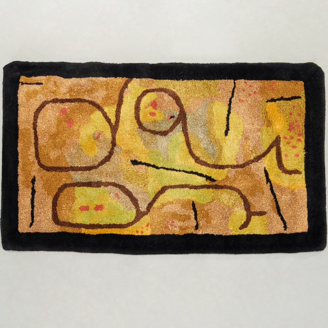 Paul Klee (manner), wool pile tapestry rug (1 of 5)