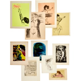 Alexander Dobkin, (9) lithographs & serigraph