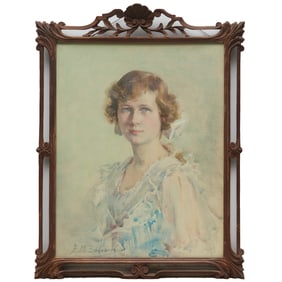 Elinor M. Barnard, watercolor, 1914