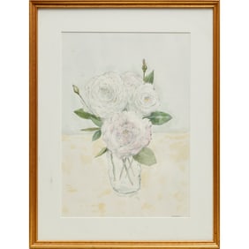 Henri Leopold Masson, graphite & watercolor