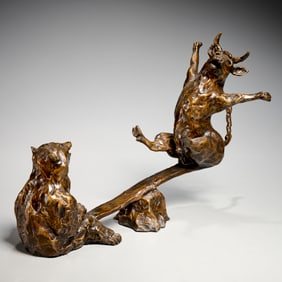 Susan Read Cronin, Wall Street bronze, 2000