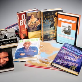 Group of signed and inscribed books