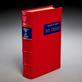 Nixon, Six Crises, inscribed & signed