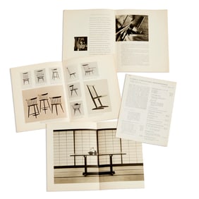 George Nakashima, catalogue & 1962 price list