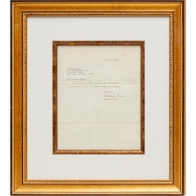 Norman Mailer, typed letter, signed