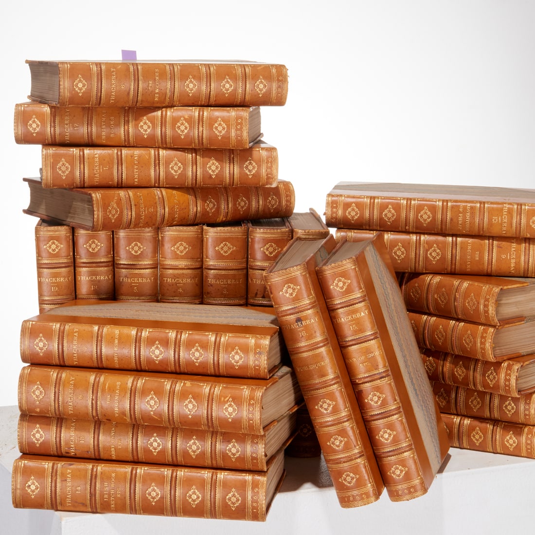 [Fine Binding] Thackeray, 1869-1886, (24) vols. (1 of 6)